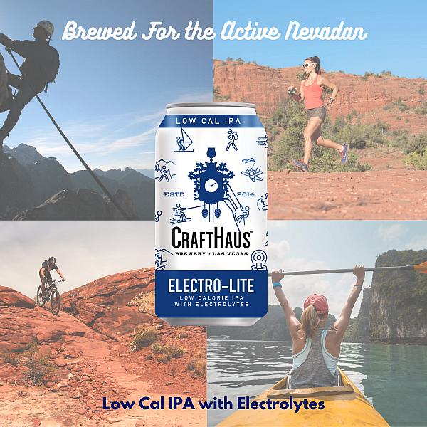 CraftHaus Brewery to Launch Electro-Lite IPA, a Low-Calorie IPA with Added Electrolytes 
