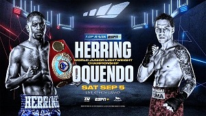 Jamel Herring to Defend Junior Lightweight World Title Against Jonathan Oquendo From MGM Grand In Las Vegas