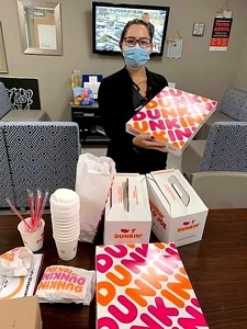 Dunkin’ Says ‘Thank You’ to Local Healthcare Workers in Honor of National Coffee Day
