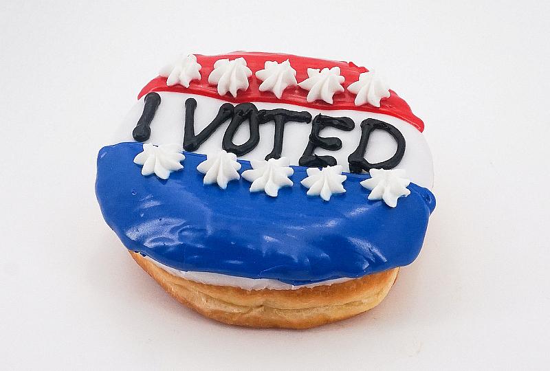  The “I Voted” doughnut