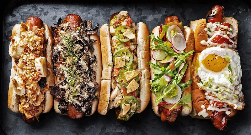 Joy of Hot Dog Reopens Downtown with New Menu; Items and Art Installation by Liquid PXL