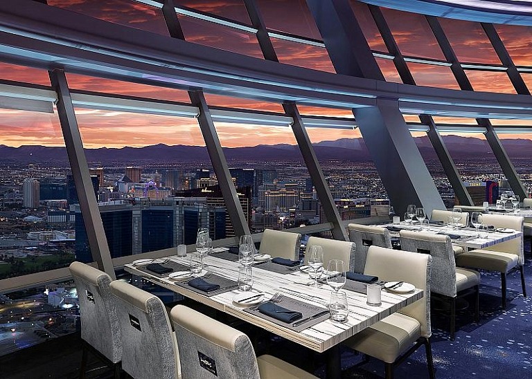 Top of the World at The STRAT Hotel, Casino & SkyPod Tops Las Vegas