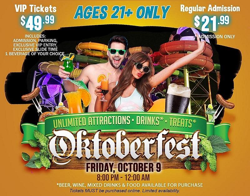 Oktoberfest Adult Night at Cowabunga Bay, October 9, 2020