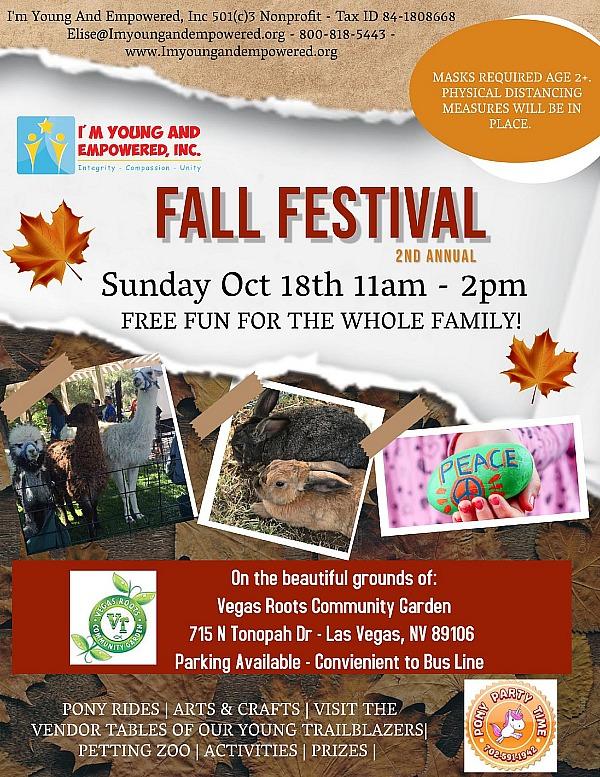 I'm Young and Empowered, Inc to Host Fall Festival Sunday, October 18