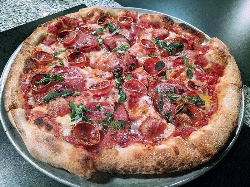 Miracle on Spring Mountain pizza