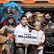 Caesars Palace Celebrates Its One Millionth Mask Recipients with Commemorative Gold Masks and More
