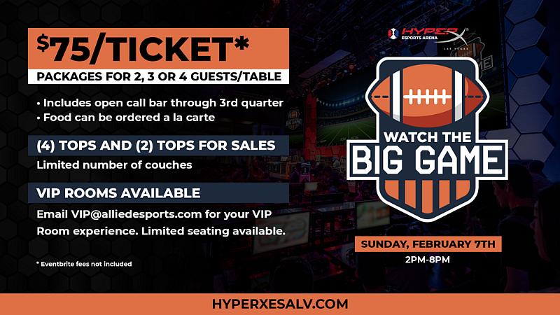 HyperX Esports Arena Blitzing Into Football Action With Big Game Watch Party Sunday, Feb. 7