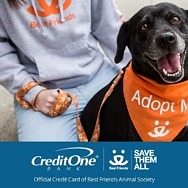 Credit One Bank Pledges $1 Million to Best Friends Animal Society