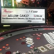 Florida Man Hits Mega Progressive Jackpot for $250,211 on Let it Ride at Flamingo Las Vegas
