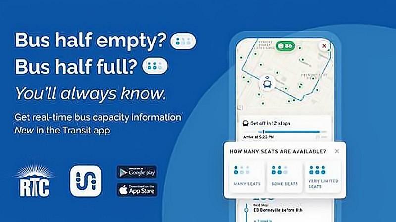 RTC Partners With Transit App to Provide Real-Time Crowding Information