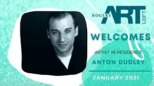Rogers Art Loft in Las Vegas Welcomes Anton Dudley for First Virtual Artist-in-Residency of 2021