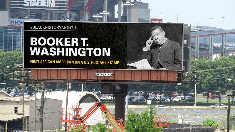 Booker T. Washington: First African American on a U.S. postage stamp 