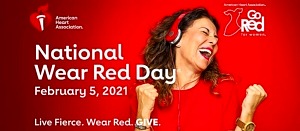 Kick off American Heart Month by Celebrating National Wear Red Day With the American Heart Association