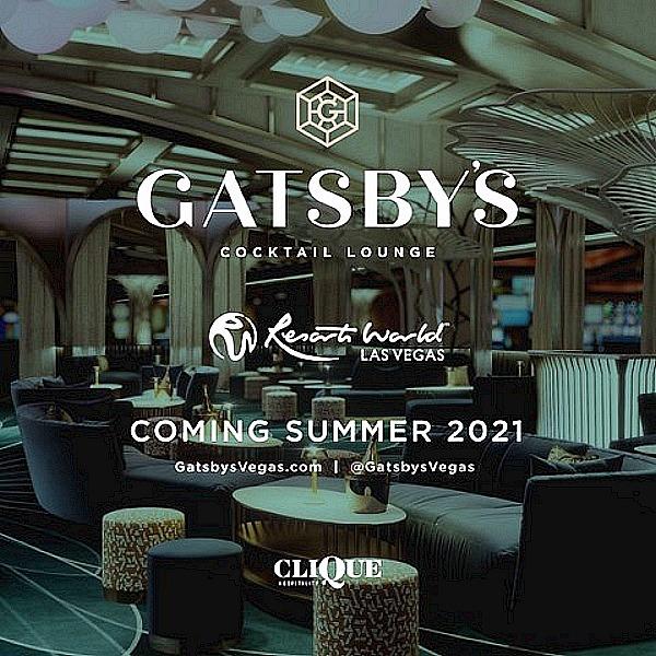 Gatsby’s Cocktail Lounge to Open at Resorts World Las Vegas 