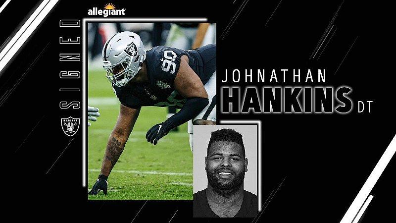 Las Vegas Raiders Re-Sign DT Johnathan Hankins