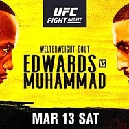 Compelling Welterweight Matchup between (#3) Leon Edwards and (#13) Belal Muhammad Headlines at UFC Apex in Las Vegas March 13
