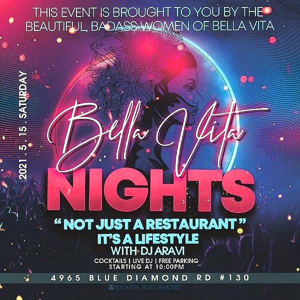 Bella Vita - Blue Diamond Celebrates with Live Entertainment and Bella Vita Nights
