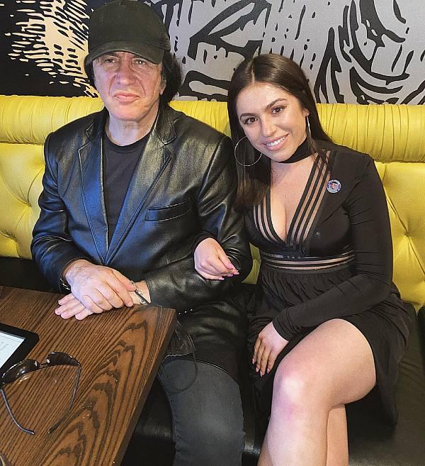 Gene Simmons with General Manager, Giovanna Paolella 