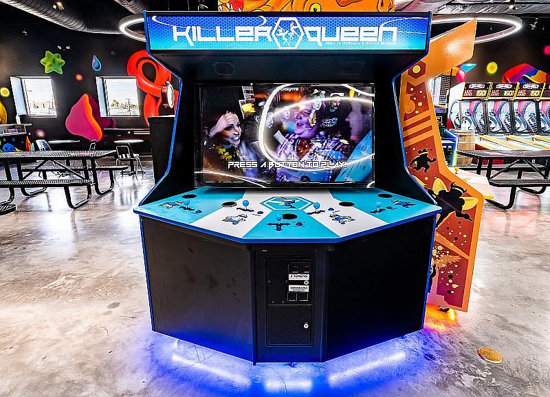 Every Tuesday, Emporium Arcade Bar Las Vegas Offers Free Play on Rare Killer Queen Game