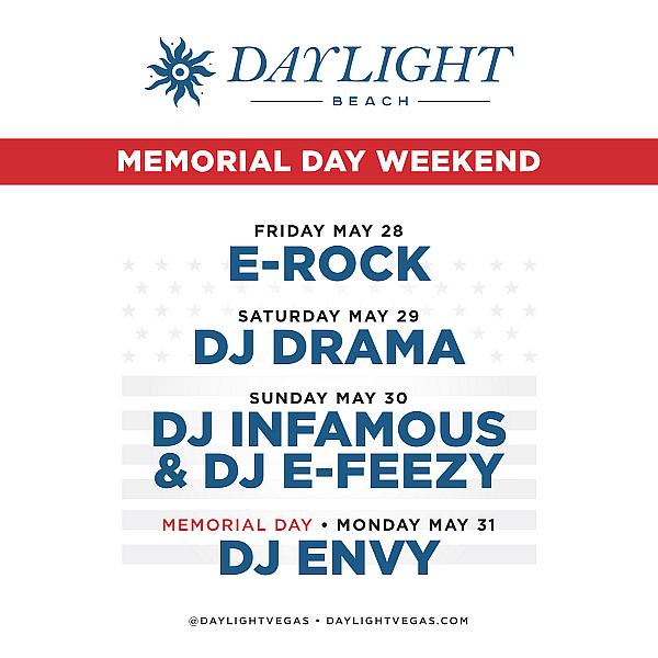 Daylight Beach All-Star Lineup For Memorial Day Weekend