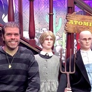 Perez Hilton Attends ATOMIC SALOON SHOW at the Grand Canal Shoppes inside The Venetian Resort