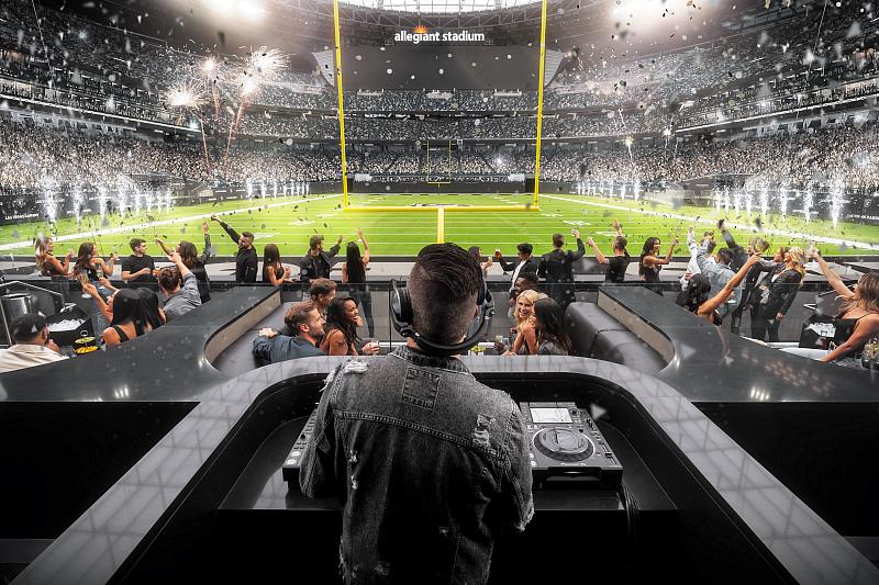   Two DJ booths will deliver an immersive and unmatched gameday experience 