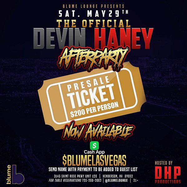 Blume Kitchen & Cocktails to Host Devin Haney’s Official Post-fight After Party Saturday, May 29
