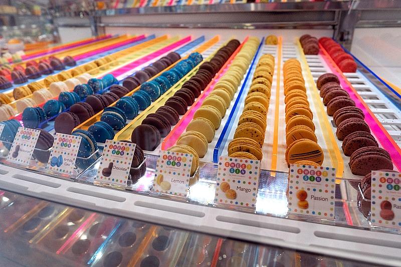   400 handmade macarons in every color of the rainbow at SWEET SIN by Claude Escamilla 
