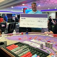 Caesars Rewards Member Hits Mega Progressive Jackpot on Crazy 4 Poker for $412,911 at the All-New Harrah's Las Vegas