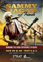 Sammy Hagar to Rock the Strip with New Residency “Sammy Hagar and Friends” at The STRAT Starting Halloween Weekend, Oct. 29-30