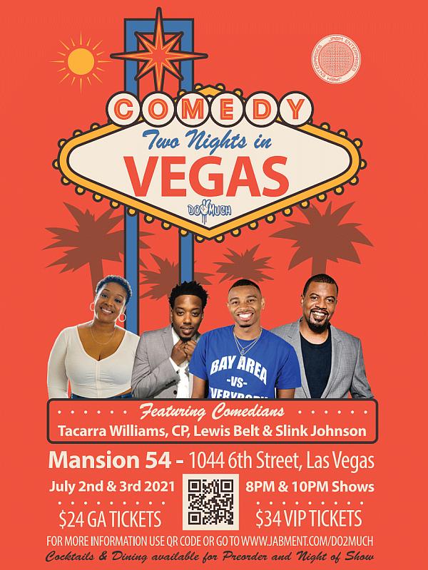 JABM Entertainment and Do2Much to Provide Laughs in Las Vegas during Collaborative Two-Night Comedy Event  