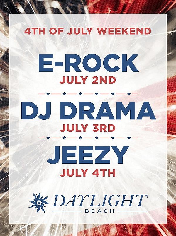 Daylight Beach Turns up the Heat for Fourth of July Weekend with a Stacked Roster of Entertainment