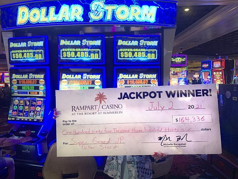 A Nearly $165k Win Helped a Lucky Local Start the Holiday Weekend off with a Bang at Rampart Casino