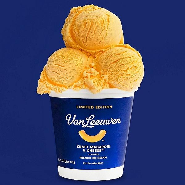 Kraft Macaroni & Cheese Flavored Ice Cream 