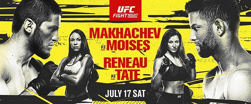 Pivotal Lightweight Bout between (#9) Islam Makhachev and (#14) Thiago Moises Headlines at UFC Apex in Las Vegas