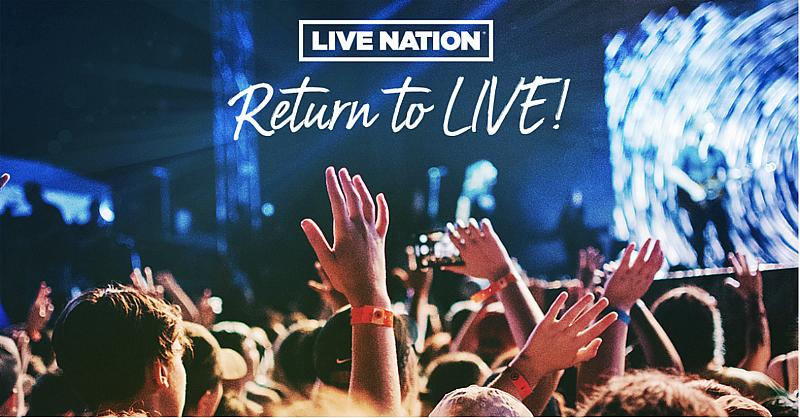 Live Nation Celebrates Return To Live Concerts by Offering Fans $20 All-in Tickets