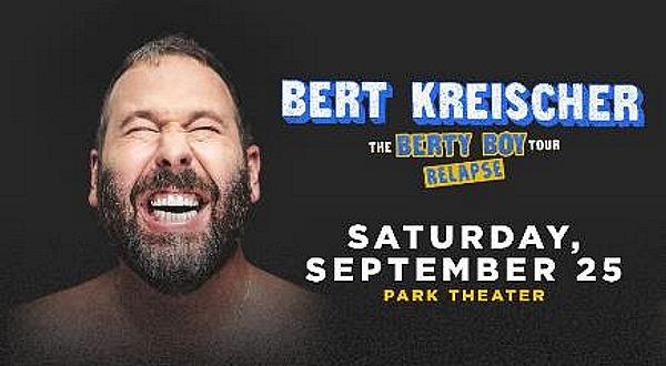 Comedian Bert Kreischer to Bring the Berty Boy Relapse Tour to Park MGM in Las Vegas Saturday, September 25