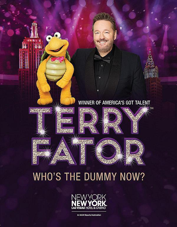 Terry Fator Takes New Show “Terry Fator: Who’s the Dummy Now?” to New York-New York’s Liberty Loft 
