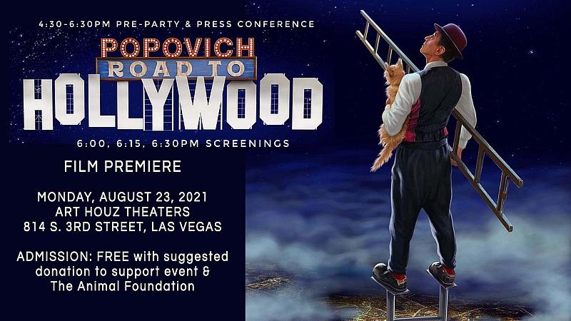 "POPOVICH: Road to Hollywood" Tonight at Art Houz Theaters  