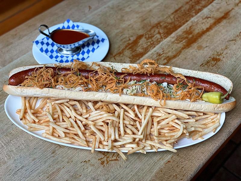 Hofbräuhaus Las Vegas to Offer Two-Foot-Long Bratwurst Special on National Bratwurst Day