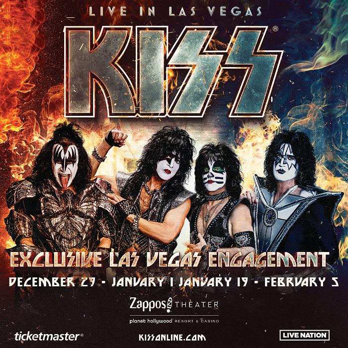 Rock & Roll Hall of Fame Band KISS Announces Exclusive Las Vegas Engagement at Planet Hollywood Beginning December 29, 2021 