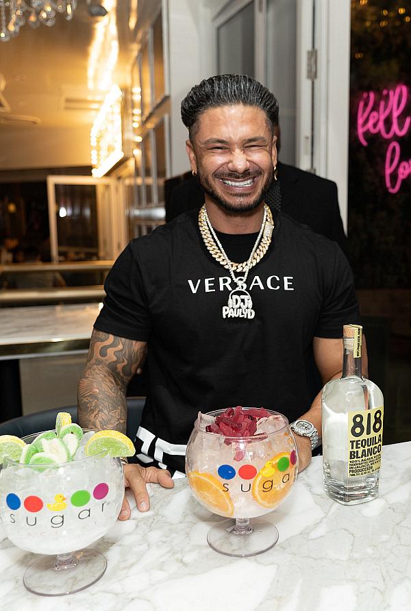 DJ Pauly D, American television personality and one of the stars of MTV’s hit show “Jersey Shore" hosted the second grand opening celebration of the newest Sugar Factory Las Vegas