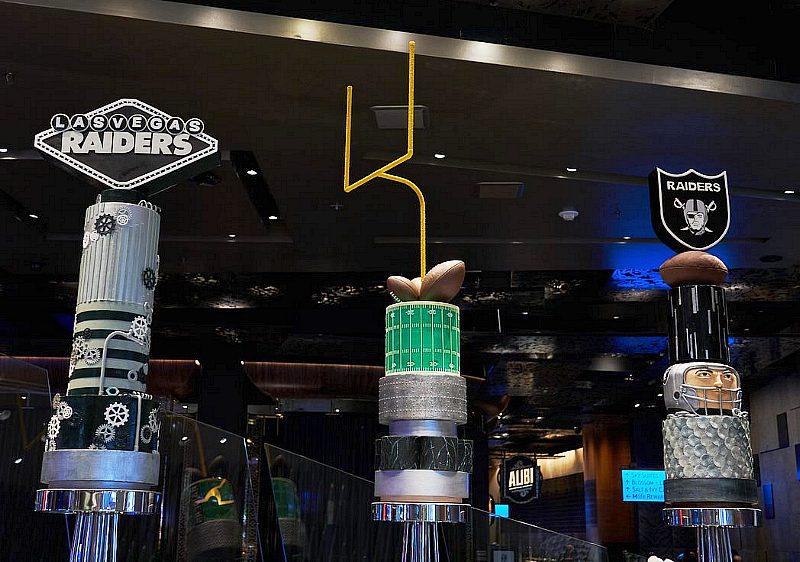 ARIA Resort & Casino Celebrates Home Team Las Vegas Raiders with Chocolate & Sugar Display