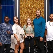 Dominick Reyes, Jessica Eye, Kay Hansen, Trevin Jones and Marcelo Rojo Spotted at Blume Kitchen & Cocktails in Las Vegas
