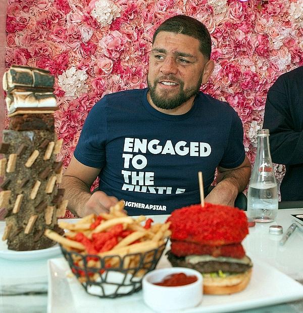 Nick Diaz Recovers from Fight at the Sugar Factory Las Vegas