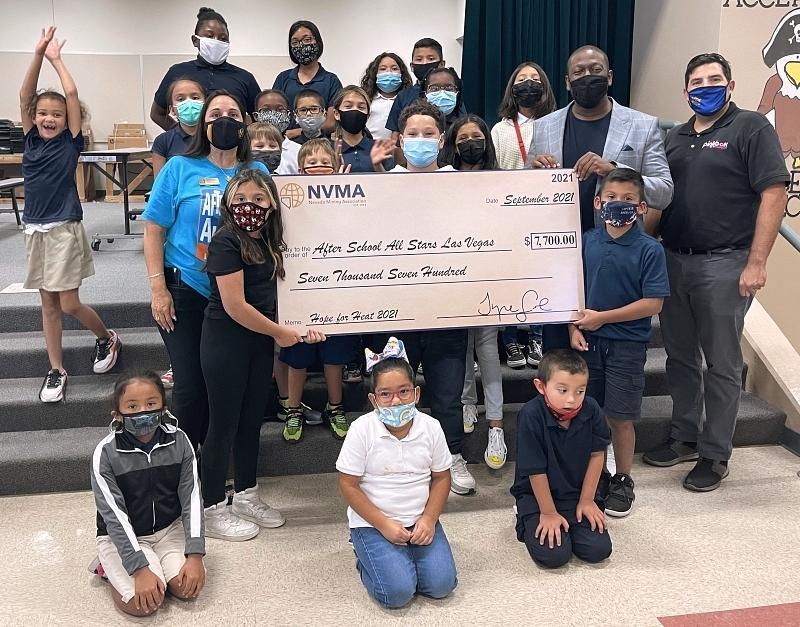 Nevada Mining Association Donates Nearly $8,000 to After-School All-Stars, Thanks to ‘Hope for Heat' 
