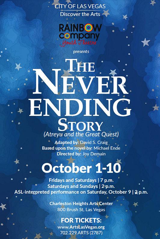 Tickets Available for Rainbow Company Youth Theatre’s Production of “The Neverending Story”