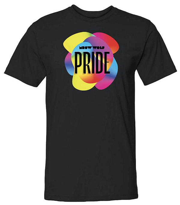Meow Wolf-powered PRIDE t-shirts