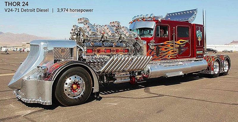 Thor 24 V24-71 Detroit Diesel - 3,974 Horsepower