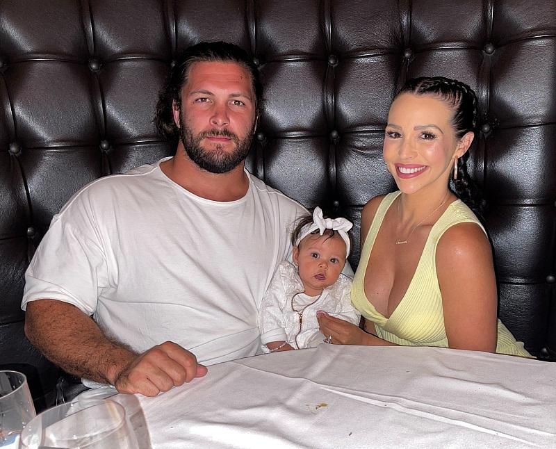 “Vanderpump Rules” Star, Scheana Shay, Dines at Andiamo Italian Steakhouse with Fiancé and Baby Summer (And Meets an NFL Star)
